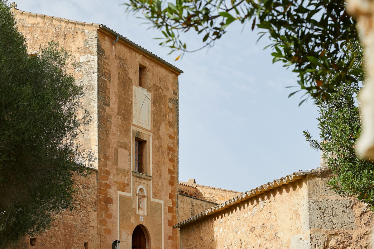 Detail of the hotel façade and exterior areas